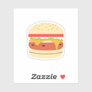 Cheeseburger Sticker
