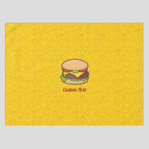 Cheeseburger Tablecloth