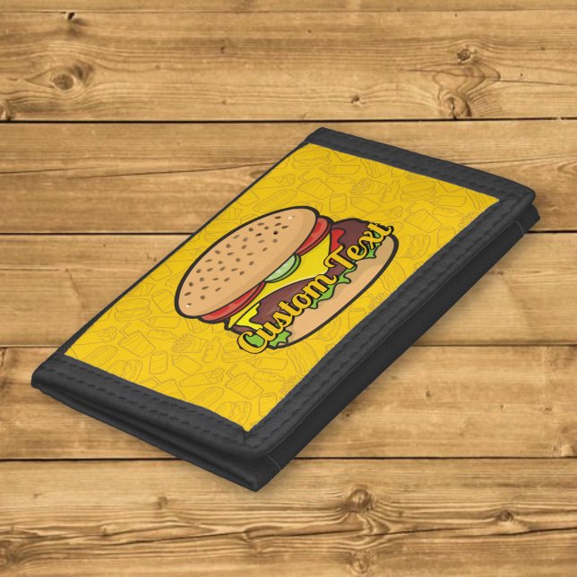 Cheeseburger Tri-fold Wallet (Creator Uploaded)