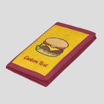 Cheeseburger Trifold Wallet