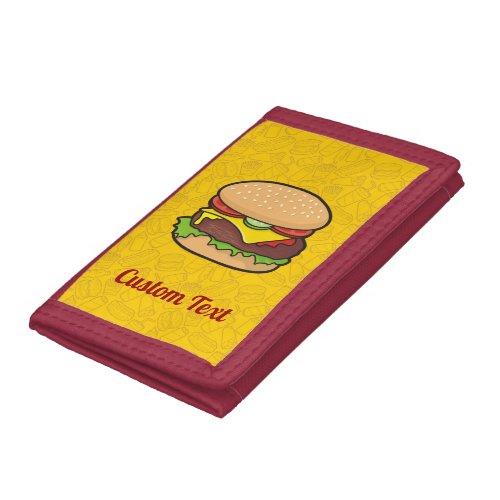 Cheeseburger Trifold Wallet