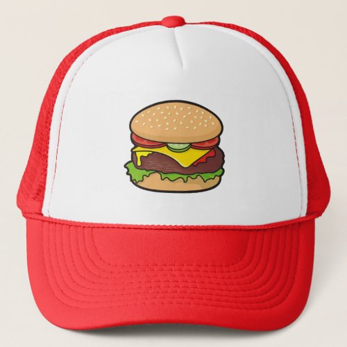 Cheeseburger Trucker Hat