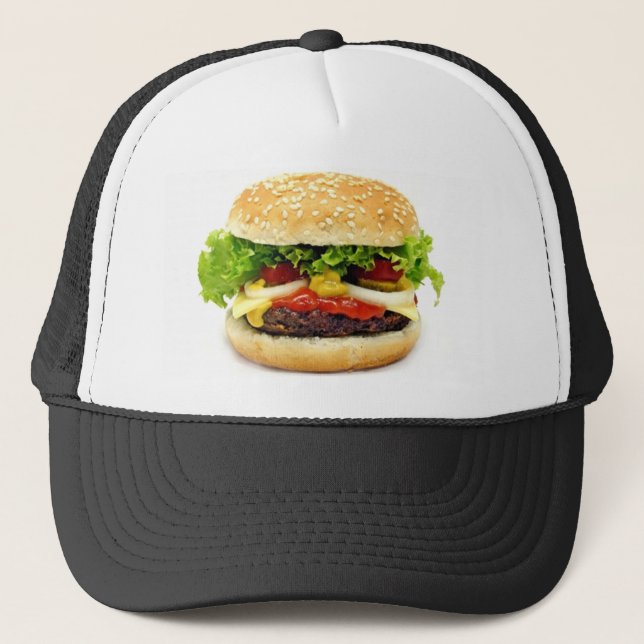 Cheeseburger Trucker Hat (Front)