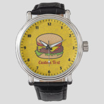 Cheeseburger Wrist Watch