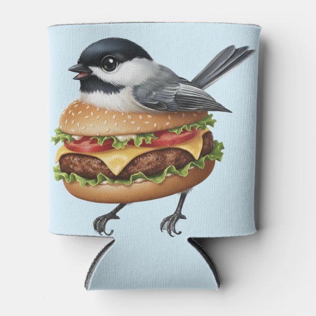 cheeseburgerbird can cooler (Front)
