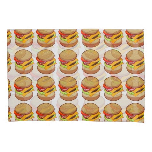 CHEESEBURGERS  PILLOW CASE