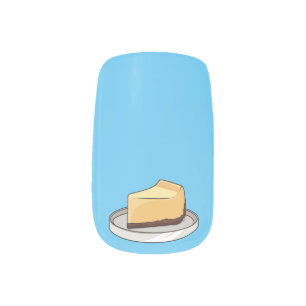 Cheesecake cartoon illustration  minx nail art