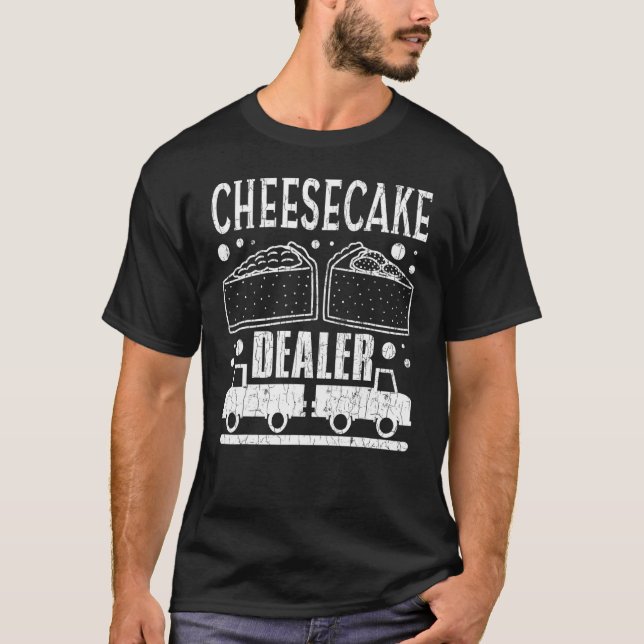 Cheesecake Dealer Funny Cheese   Eater Graphic T-Shirt (Front)
