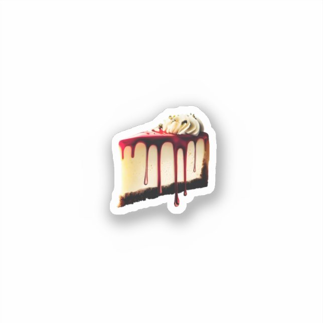 Cheesecake Dessert Sticker (Front)