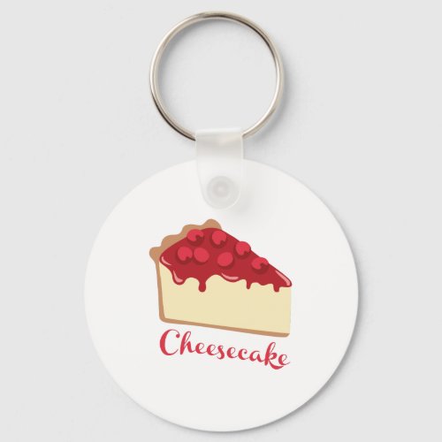 Cheesecake Keychain