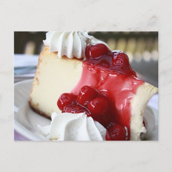 Cheesecake Postcard by CarriesCamera at Zazzle