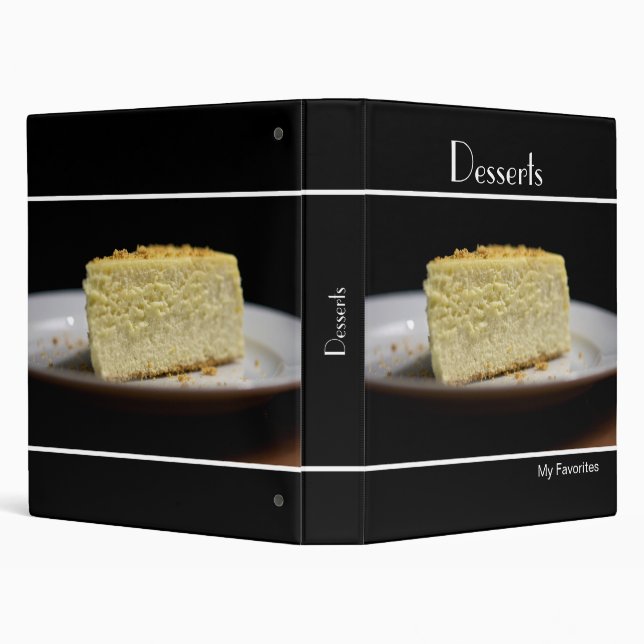 Cheesecake Recipe Binder (Background)