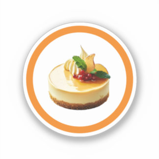 Cheesecake Sweet Sticker