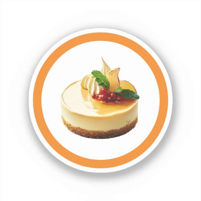 Cheesecake Sweet Sticker (Front)