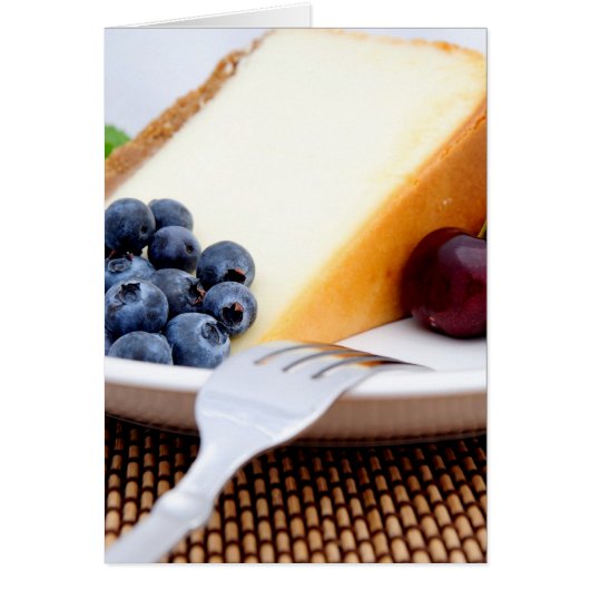 Cheesecake With Fruit Cards (Front)