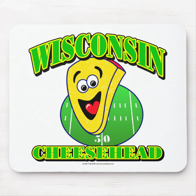 CheeseHead Cartoon Mouse Pad Zazzle