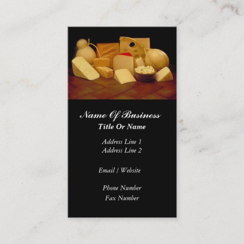 Cheesemaker Business Card