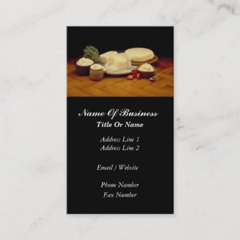 Cheesemaker Business Card by sagart1952 at Zazzle