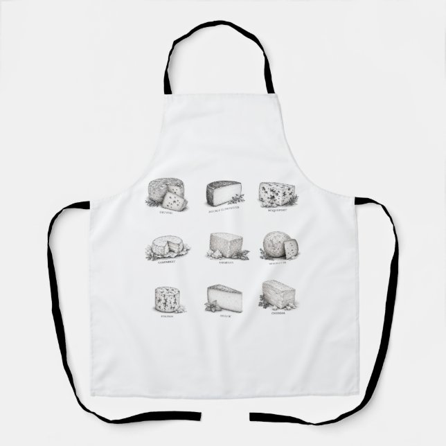 Cheeses from Around the World Apron (Front)