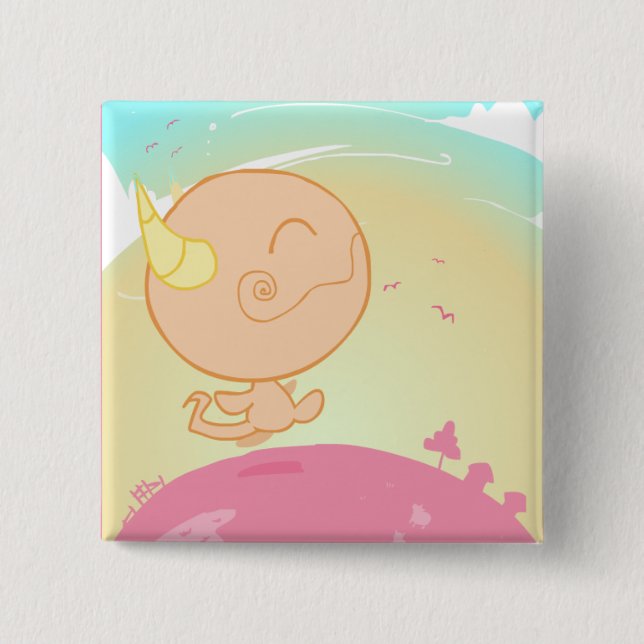 Cheesezilla Button (Front)