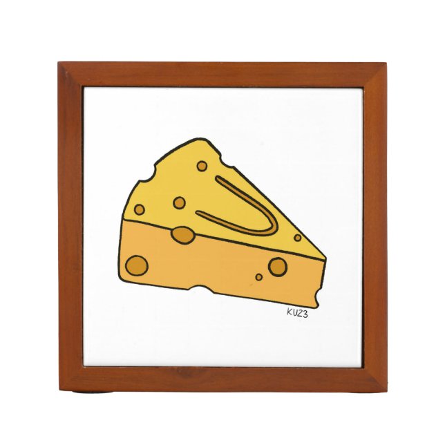 Cheesin' Cutie Cheese Desk Organizer (Front)