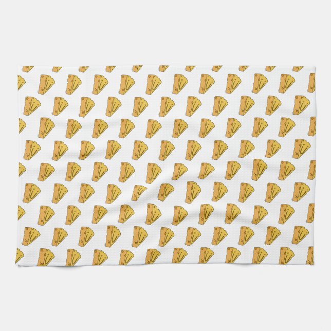 Cheesin' Cutie Cheese Kitchen Towel (Horizontal)