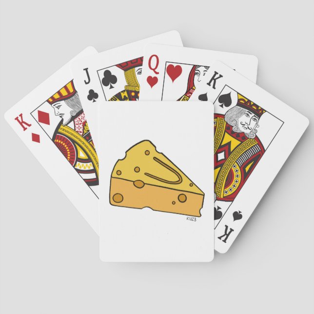 Cheesin' Cutie Cheese Poker Cards (Back)