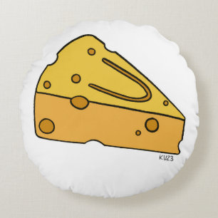 Cheesin’ Cutie Cheese Round Pillow