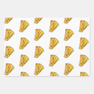 Cheesin' Cutie Cheese Wrapping Paper Sheets
