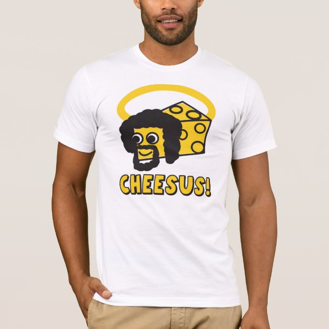 Cheesus Humor TShirt (Front)