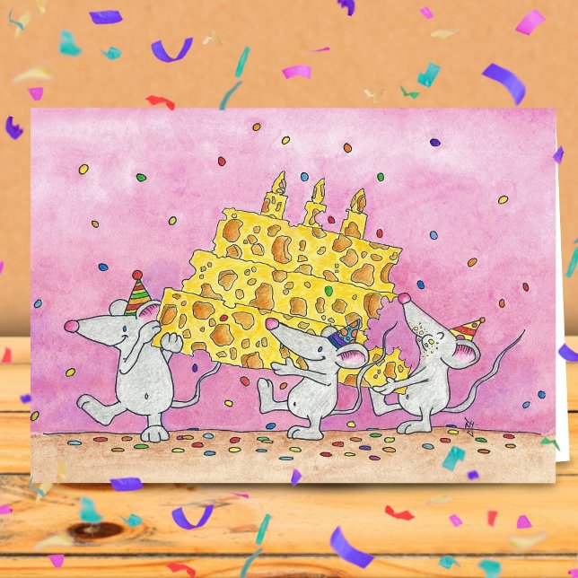 CHEESY BIRTHDAY WISHES greeting card by N. Janes (Creator Uploaded)