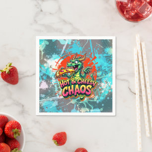 Cheesy Dragon Delight Napkins