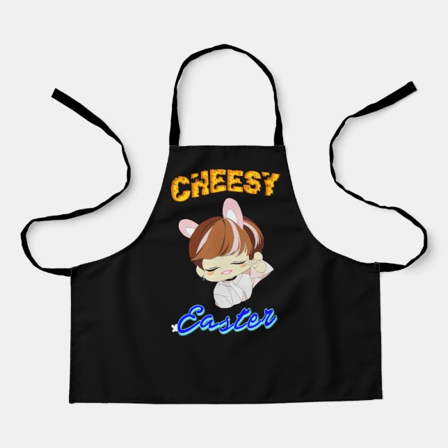 Cheesy Easter Apron (Front)