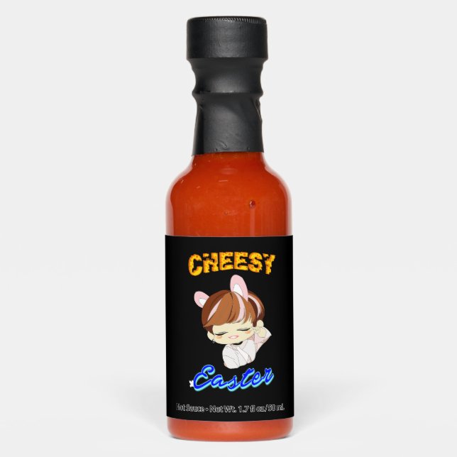 Cheesy Easter Hot Sauces (Front)