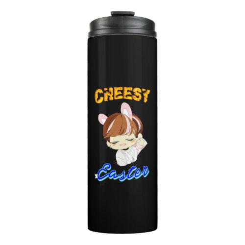 Cheesy Easter Thermal Tumbler