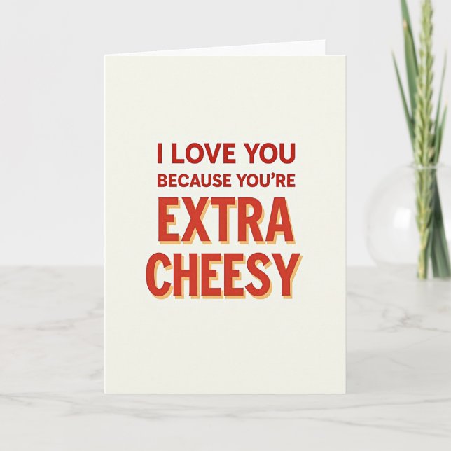 Cheesy Fathers Day Retro Card (Front)