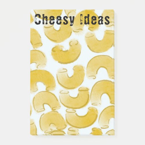 Cheesy Ideas Macaroni Pun Post_it Notes