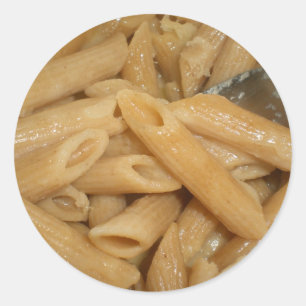 Cheesy Pasta Classic Round Sticker