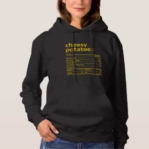 Cheesy Potatoes Nutrition Facts Thanksgiving Chris Hoodie