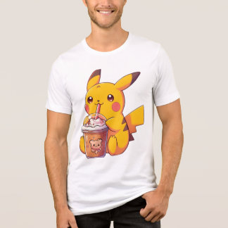 Cheesy Slice Pikachu (pokemon) Tri-Blend Shirt