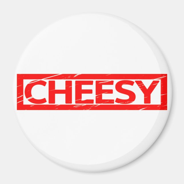 Cheesy Stamp Magnet (Front)