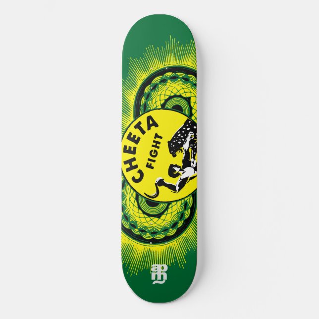 Cheeta Fight! Skateboard Deck (Front)