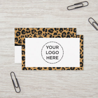Cheeta Print Business Card