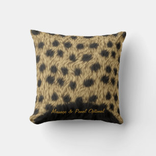 Cheetah 1 Pillows Options