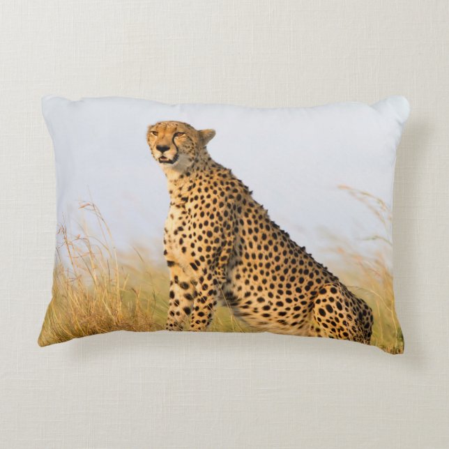 Cheetah Accent Pillow (Back)