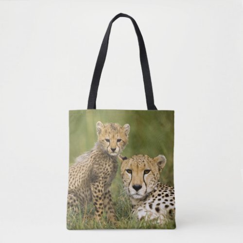Cheetah Acinonyx jubatus Tote Bag