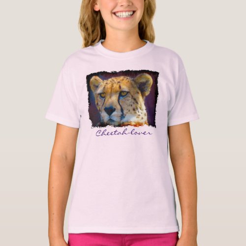 Cheetah African Big Cat Wildlife_lover Art T_Shirt