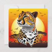 Cheetah African Feline Wild Animal (Front)