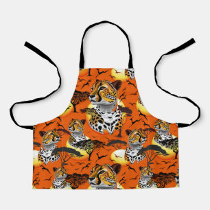 Cheetah African Feline Wild Animal Apron
