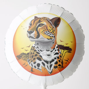 Cheetah African Feline Wild Animal Balloon